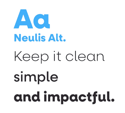 Typography example showing font styles and text hierarchy.